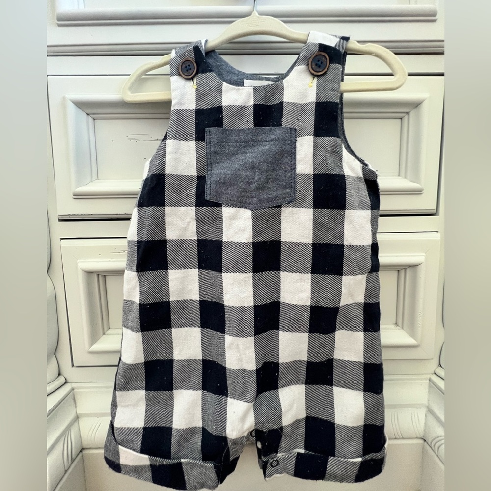 Mud pie gingham boy